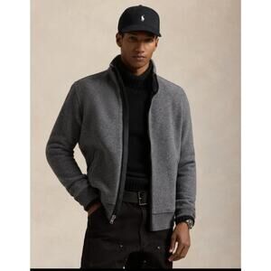 Polo Ralph Lauren Fortress Full-Zip Men’s Jacket – Grey  Large Wool Blend Layer